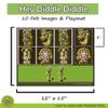 Playtime Felts Hey Diddle Diddle Let's Make Patterns - Play to Learn Matching & Sequencing Felt Activity for Toddlers, Preschoolers & Kindergarten - Reusable Nursery Rhyme Activity view 3