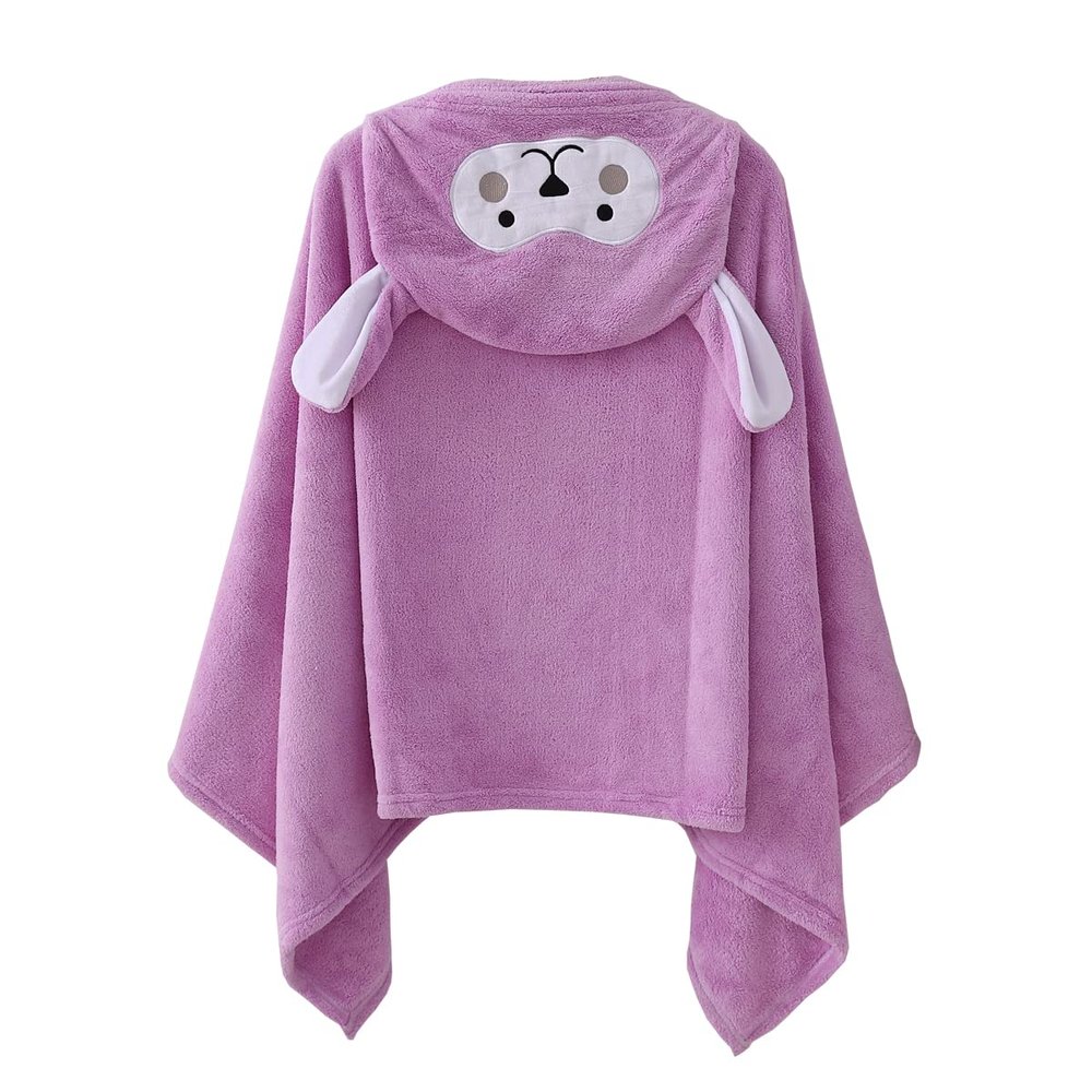 YEBON Kids Hooded Towel Soft Absorbent Bath Towel with Cute Frog Design for Babie, Toddler, Infant Perfect Shower Gifts for Boys and Girls 28" x 55" (HZ09-Z)