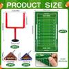 XIPEGPA 20 PCS Mini Flick Football Games Mini Table Top Sports Games with Foam Footballs Goal Post and Cards Finger Toys Office Indoor Football Sports Party Favors Birthday Gifts Office Desk Toys view 2