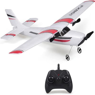 GoolRC RC Plane, 2.4GHz 2 Channel Remote Control Airplane, EPP Foam Airplane Glider, Easy to Fly RC Aircraft for Beginners and Adults