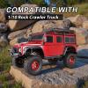 HobbyPark 4pcs RC 2.2" Crawler Tires Mud Terrain Super Grip Soft Height 144mm 5.67 inch fit 2.2 Beadlock Wheels Compatible with TRX4 Sport Redcat Everest 10 Axial RBX10 Ryft 4WD Capra 4WS w/Foam view 3