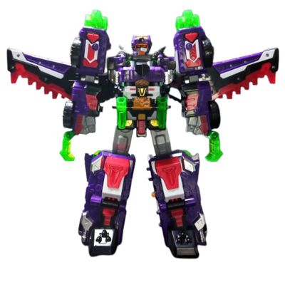 Signim Miniforce V Rangers Eagle Lycan Robot top and Bottom Separation Transforming Robot 11.8x4.9X11 (in)