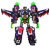 Signim Miniforce V Rangers Eagle Lycan Robot top and Bottom Separation Transforming Robot 11.8x4.9X11 (in) view 1