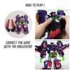 Signim Miniforce V Rangers Eagle Lycan Robot top and Bottom Separation Transforming Robot 11.8x4.9X11 (in) view 4
