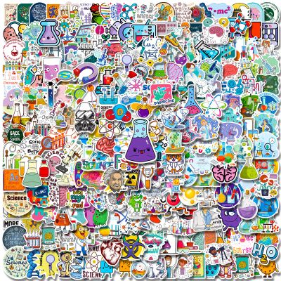 300 PCS Science Decor Stickers for Water Bottles & Lab - Physics, Biology, Chemistry, Math Gifts