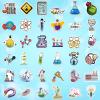 300 PCS Science Decor Stickers for Water Bottles & Lab - Physics, Biology, Chemistry, Math Gifts view 2