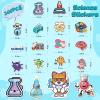 300 PCS Science Decor Stickers for Water Bottles & Lab - Physics, Biology, Chemistry, Math Gifts view 4
