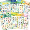 Fancy Land Summer Bingo Game for Kids 24 Players Hawaiian Tropical Summer Luau Party Favors Supplies view 2