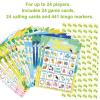Fancy Land Summer Bingo Game for Kids 24 Players Hawaiian Tropical Summer Luau Party Favors Supplies view 4
