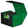 Ultimate Guard Sidewinder Synergy 100+, Deck Box for 100 Double-Sleeved TCG Cards, Black/Green, Magnetic Closure & Microfiber Inner Lining view 3