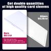 Top Loader for Cards 960 ct, 35 PT Premium 480 Top Loader and 480 Clear Soft Sleeves, Thick Hard Plastic Card Sleeves, 3" x 4" Trading Cards Protector for Game Cards, Sports Cards, Trading Cards view 2