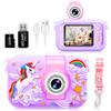ARNSSIEN Kids Camera, Toddler Kid Digital Camera with 180Flip Lens & 2.4in IPS Screen, Birthday Festival Gifts Present Toy for 4 5 6 7 8 9 10 11 Year Old Girls/Boys, 32 GB Card Included, X101 view 1