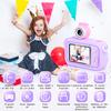 ARNSSIEN Kids Camera, Toddler Kid Digital Camera with 180Flip Lens & 2.4in IPS Screen, Birthday Festival Gifts Present Toy for 4 5 6 7 8 9 10 11 Year Old Girls/Boys, 32 GB Card Included, X101 view 2