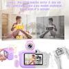 ARNSSIEN Kids Camera, Toddler Kid Digital Camera with 180Flip Lens & 2.4in IPS Screen, Birthday Festival Gifts Present Toy for 4 5 6 7 8 9 10 11 Year Old Girls/Boys, 32 GB Card Included, X101 view 3