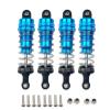 Aluminum Front&Rear shock absorbers for Wltoys 124019 124018 124017 124016 144002 144001 RC car upgrade parts 4pcs/setBlue view 1