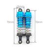 Aluminum Front&Rear shock absorbers for Wltoys 124019 124018 124017 124016 144002 144001 RC car upgrade parts 4pcs/setBlue view 2