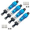 Aluminum Front&Rear shock absorbers for Wltoys 124019 124018 124017 124016 144002 144001 RC car upgrade parts 4pcs/setBlue view 3