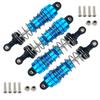 Aluminum Front&Rear shock absorbers for Wltoys 124019 124018 124017 124016 144002 144001 RC car upgrade parts 4pcs/setBlue view 4