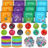 Sureio 86 Pcs Science Party Favors Include Science Drawstring Bags Silicone Bracelets Stickers Kawaii Pins for Scientist Birthday Decorations Back to School Classroom Prizes view 1