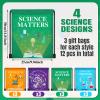 Sureio 86 Pcs Science Party Favors Include Science Drawstring Bags Silicone Bracelets Stickers Kawaii Pins for Scientist Birthday Decorations Back to School Classroom Prizes view 2