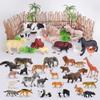 EnAuRoL 31 Pcs Safari Animals Figures and 35 PCS Farm Animals Toys view 1