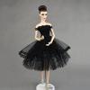 Black Sequin Fashion Tutu Ballet Dress for 11.5" Doll Clothes Outfits 1/6 Dolls Accessories Skirt Ball Party Gown (Black Sequin) view 3