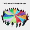 Pilipane Rainbow Parachute Toy Tent Game for Children Gymnastics Cooperative Play and Outdoor Playground Activities, Kids Play Parachute for Kids with 8 Handles, view 4