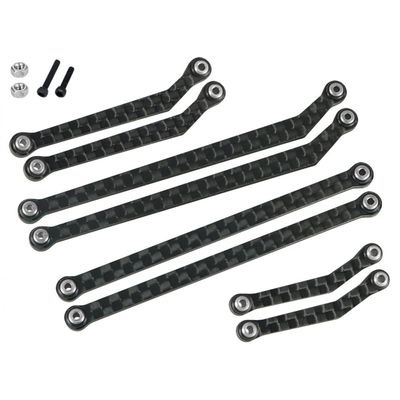 NexxSpeed Carbon High Clearance Links Set - AXIAL SCX24 DEADBOLT