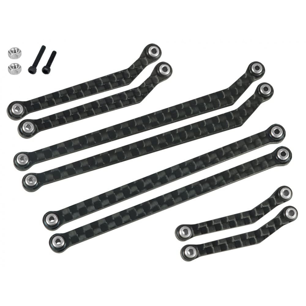 NexxSpeed Carbon High Clearance Links Set - AXIAL SCX24 DEADBOLT