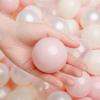 TRENDPLAY Plastic Balls for Ball Pits - Pack of 100 Hollow Balls- Safe and Exciting Playtime - Perfect for Toddler Baby Pools,Party,Festival Decoration, Pink+Beige+ Pearl White view 2
