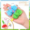 Sosation 100 Pcs Animal Finger Puppets Egg Hunt Filler 29 Small Soft Small Plush Animal Puppets Set Mini Stuffed Animals Finger Toys for Story Time, Party Gift, Teaching view 2