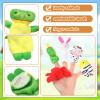 Sosation 100 Pcs Animal Finger Puppets Egg Hunt Filler 29 Small Soft Small Plush Animal Puppets Set Mini Stuffed Animals Finger Toys for Story Time, Party Gift, Teaching view 3