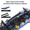 Hobbypark High Clearance Links Set Steering Rod Tie Upgrades for Axial SCX24 Gladiator AXI00005 Upgrades 1/24 RC Crawler Car (Black) view 4
