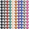 CiaraQ DND Polyhedral Dice (100pcs) with A Dice Bag Compatible with Dungeons and Dragons DND RPG MTG Role Playing Table Games (D12 dice, 10 colors-100 pcs) view 2