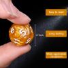 CiaraQ DND Polyhedral Dice (100pcs) with A Dice Bag Compatible with Dungeons and Dragons DND RPG MTG Role Playing Table Games (D12 dice, 10 colors-100 pcs) view 3