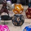 CiaraQ DND Polyhedral Dice (100pcs) with A Dice Bag Compatible with Dungeons and Dragons DND RPG MTG Role Playing Table Games (D12 dice, 10 colors-100 pcs) view 4