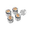 TCRC 4PCS Aluminum M2.5 Wheels Center Caps Lock Nuts for Redcat Ascent-18 Traxxas TRX4 M 1/18 Scale RC Crawler Upgrade (Chrome) view 1