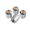 TCRC 4PCS Aluminum M2.5 Wheels Center Caps Lock Nuts for Redcat Ascent-18 Traxxas TRX4 M 1/18 Scale RC Crawler Upgrade (Chrome) view 2