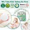 TRENDPLAY Star Ball Pit Balls for Toddlers - 100 Count Star Balls Different Shapes, Non-Toxic Plastic Balls for Boys Girls Festival Party Decoration, Pearl Green+Macaron Green view 3