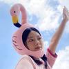 BEESUM 2023 Cute Flamingo Hat Mask Plush Animal Bird Hat Adult Halloween Christmas Party Costume view 4