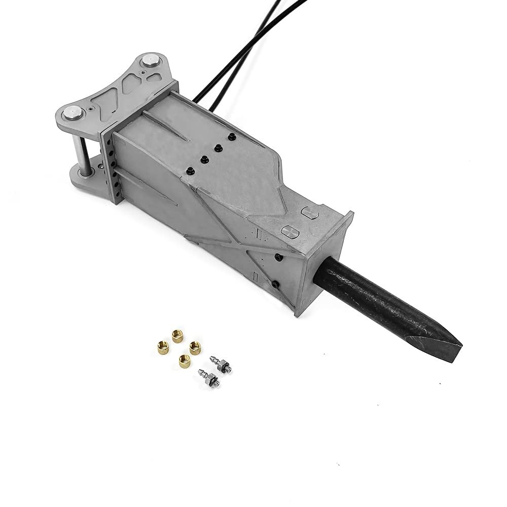 Metal Lesu Hammer for 1:14 Hydraulic Rc Excavator Et35 B0006 Shovel Model Parts