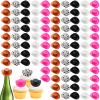 100 Pcs Plastic Mini Cowboy Hats for Crafts Tiny Cute Miniature Western Cowgirl Small Cowboy Hats Decoration for Party Cake Drink Decor Accessories Toy Doll Dress up Play Games Gift view 1