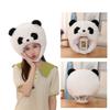 BEESUM 2023 Cute Panda Head Mask Plush Animal Bear Dress Up Hat for Halloween Christmas Party Costume view 1