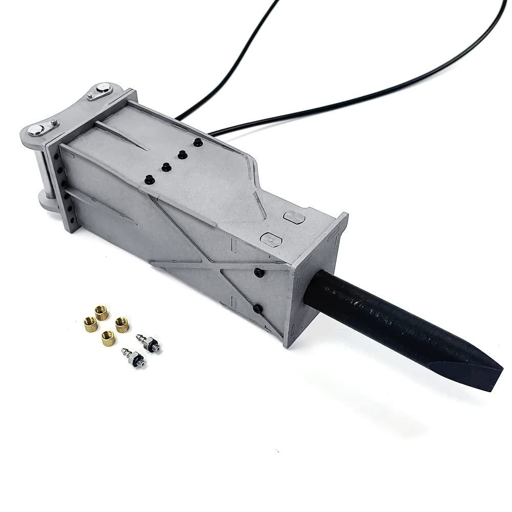 Lesu Metal Hammer for 1/14 Hydraulic Rc Excavator Ac360 Et26L Et30H Shovel Parts
