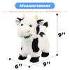 Hopearl Walking Cow Interactive Electronic Pet Singing Toy Remote Control Leash Animated Musical Nodding Moo Wagging Tail Touch Recognition Gifts for Toddlers Birthday, 9'' view 2