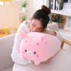 COSGOO Cute Plush Pig Stuffed Squishy Animal Pig Cylindrical Body Pig Pillow,Super Soft Pig Hugging Toy Pillow Kids Kawaii Sleeping Pig Pillow Gifts for Bedding Decor or Home Decor 24-Inch view 2