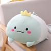 COSGOO Cute Plush Dinosaur Stuffed Squishy Animal Dinosaur Cylindrical Body Dinosaur Pillow,Super Soft Dino Hugging Toy Pillow Kids Kawaii Dino Pillow Gifts for Bedding Decor or Home Decor 8-Inch view 2