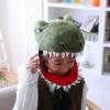 BEESUM 2023 Cute Tyrannosaurus Rex Head Mask Plush Dinosaur Dress Up Hat for Halloween Christmas Party Costume (Green) view 4