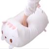 COSGOO Cute Plush Cat Stuffed Squishy Animal Cat Cylindrical Body Cat Pillow,Super Soft Cat Hugging Toy Pillow Kids Kawaii Sleeping Cat Pillow Gifts for Bedding Decor or Home Decor 24-Inch view 1