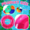 12 Sets Beach Floats, Including 6 Pcs Inflatable Pool Tube for Adults Swimming Rings 6 Pcs 12'' Beach Inflatable Balls for Vacation Beach Decorations Summer Activity Party view 2